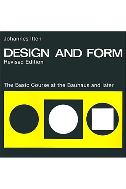 Book of Johannes Itten - Design and form